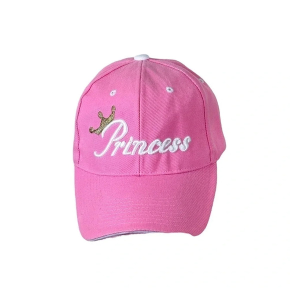 Princess Pink Hat Baseball Cap Adjustable Strap Back Adult - Picture 1 of 10